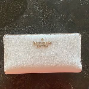 White Kate Spade Wallet